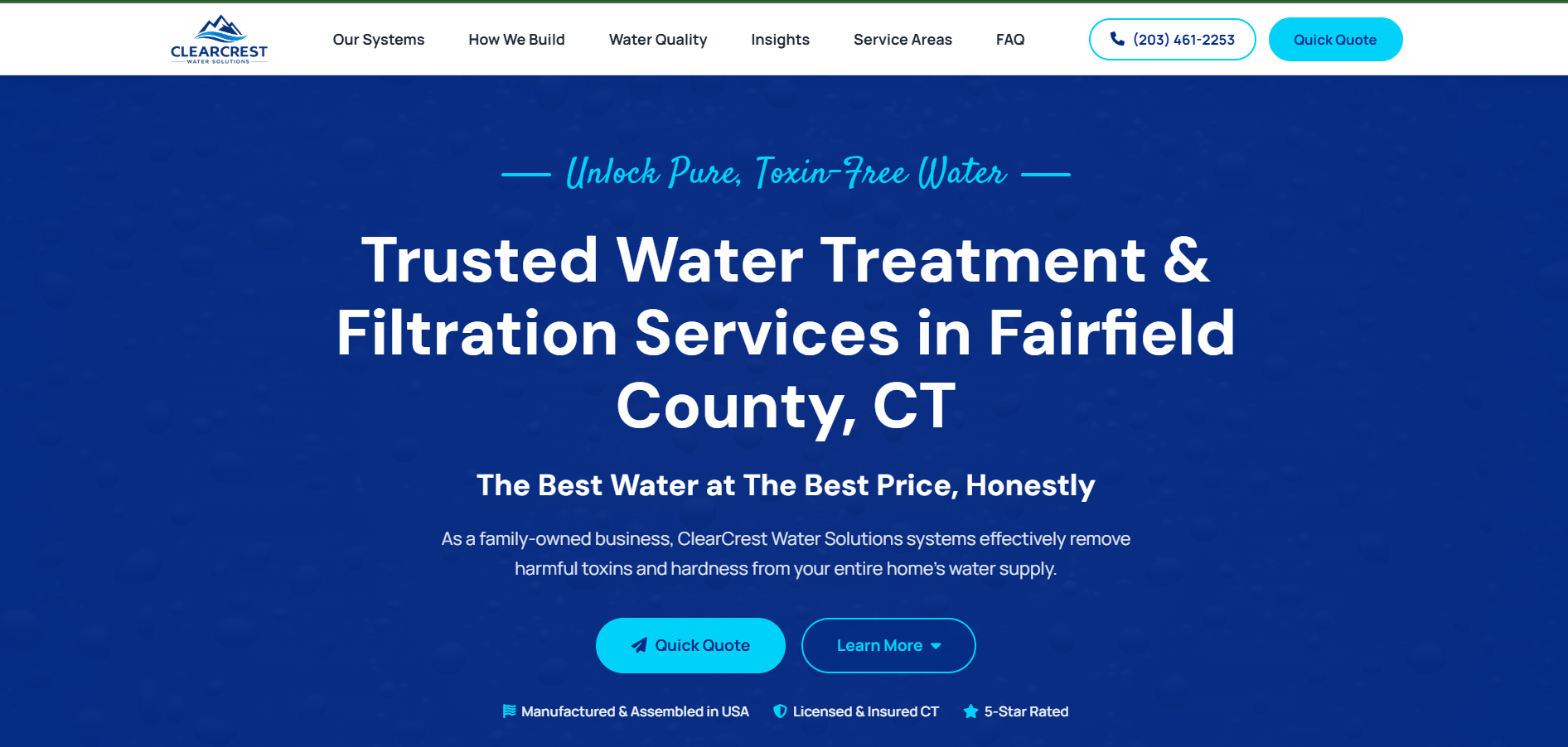 ClearCrest Water Solutions Lead Funnel